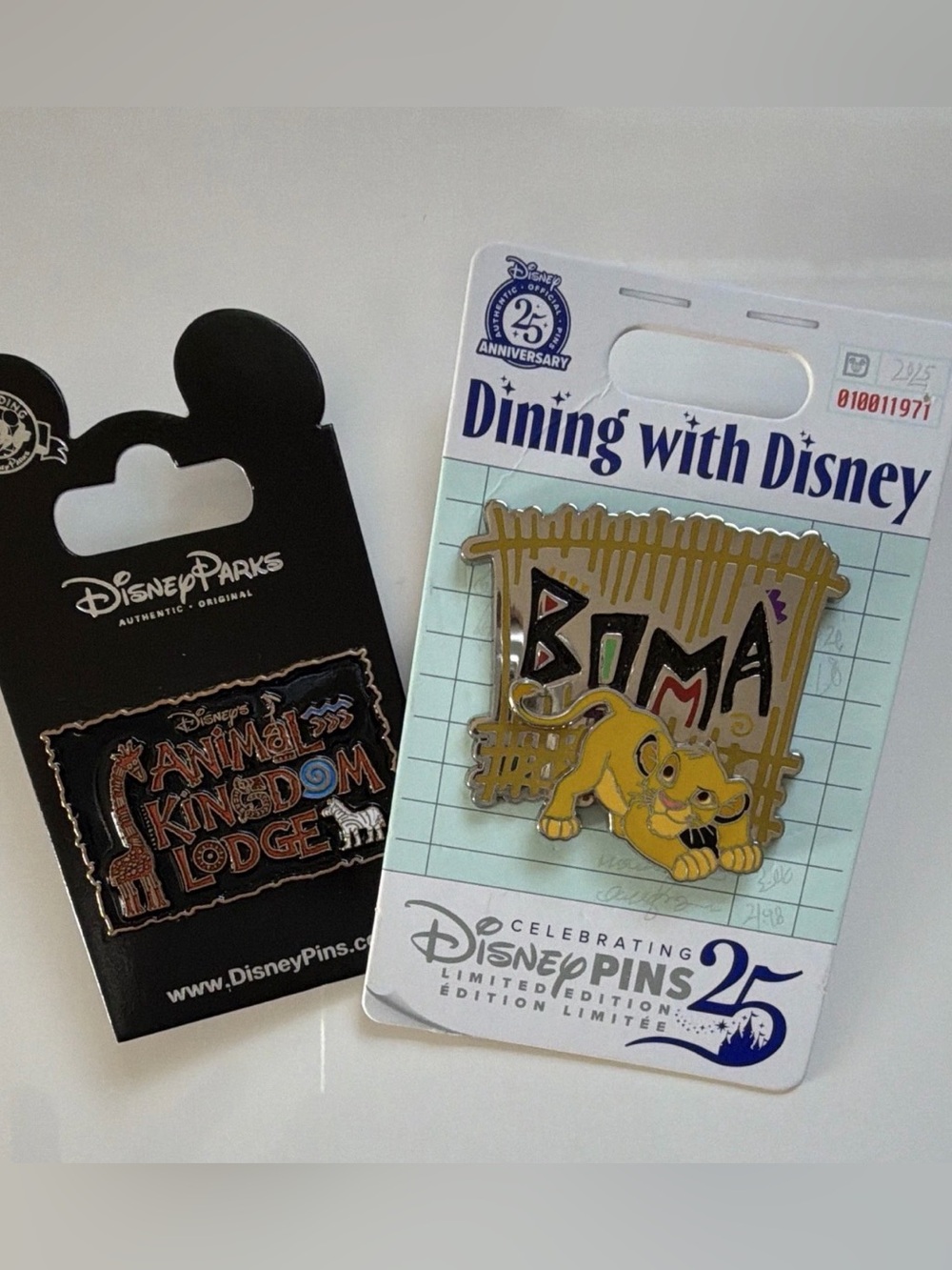 Dining with Disney Boma & Animal Kingdom Lodge Pins